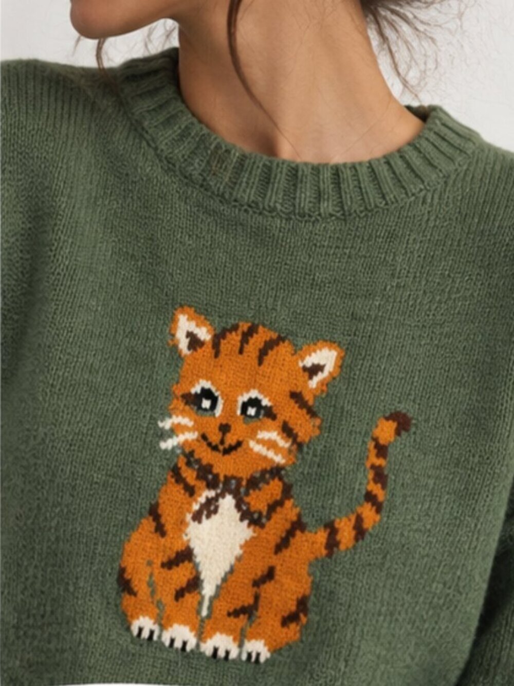 NWT Picture jacquard sweater - Picture 3 of 7